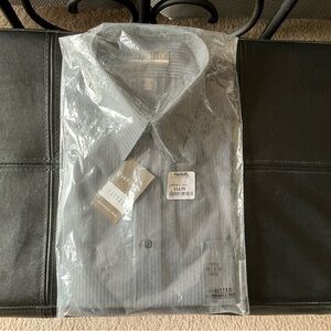Van Heusen Gray Men's Fitted Shirt